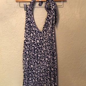 Floral halter jumpsuit